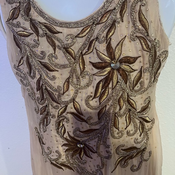 Arwia's by dk shalwar beige and gold color - Picture 3 of 8